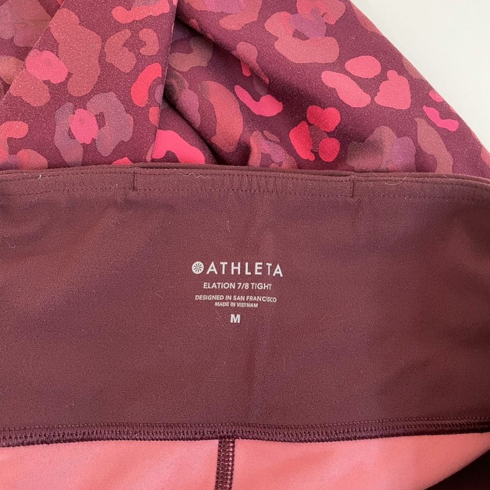 Athleta Elation 7/8 Tights Leggings Sz M - Picture 2 of 7